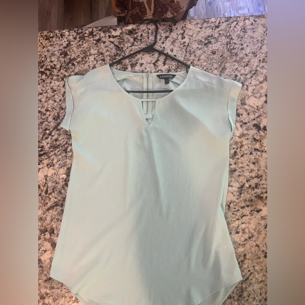 Aqua Blue Express Blouse size S